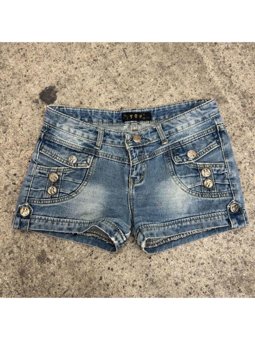 Blue Denim Women's Short Shorts